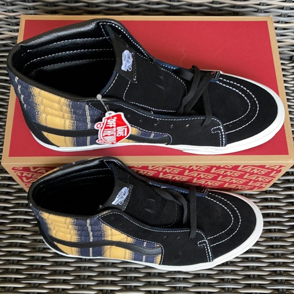 Vans Sk8-Hi Denim Stripes Black/True White WMNS - Picture 4 of 16